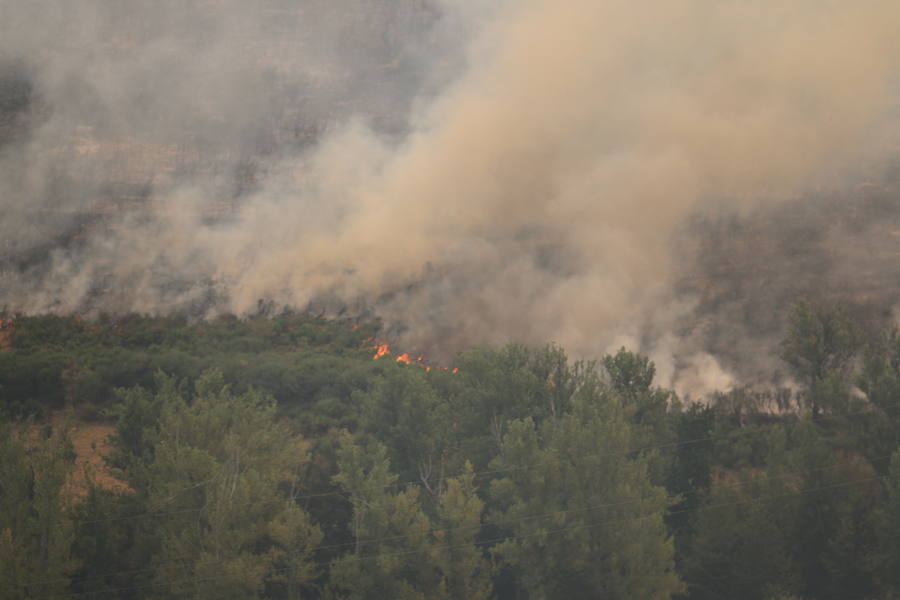 Un incendio sin control