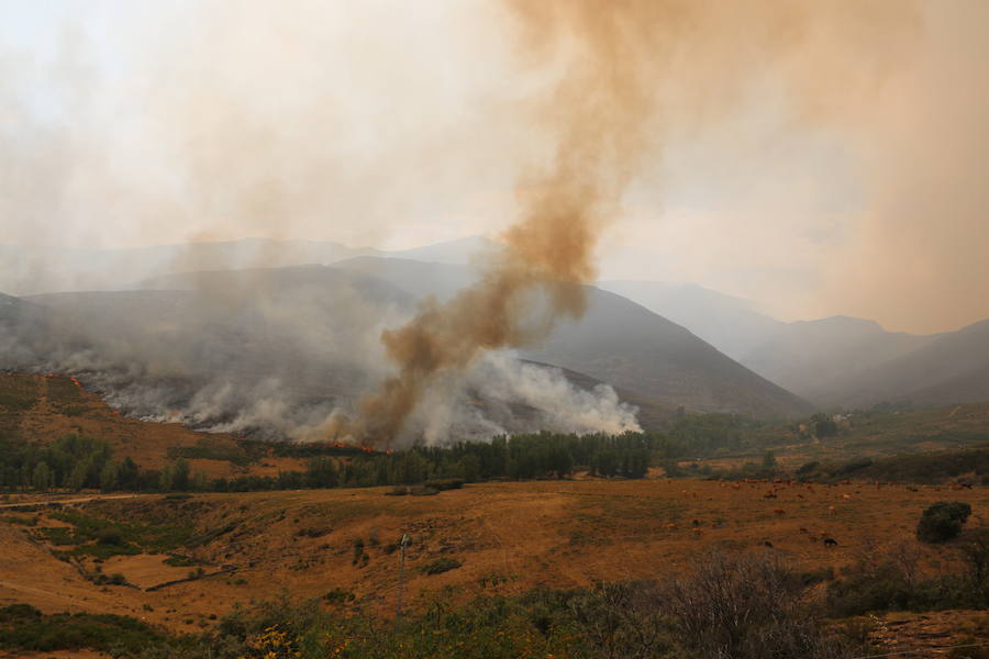Un incendio sin control