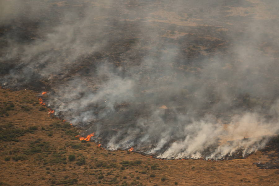 Un incendio sin control