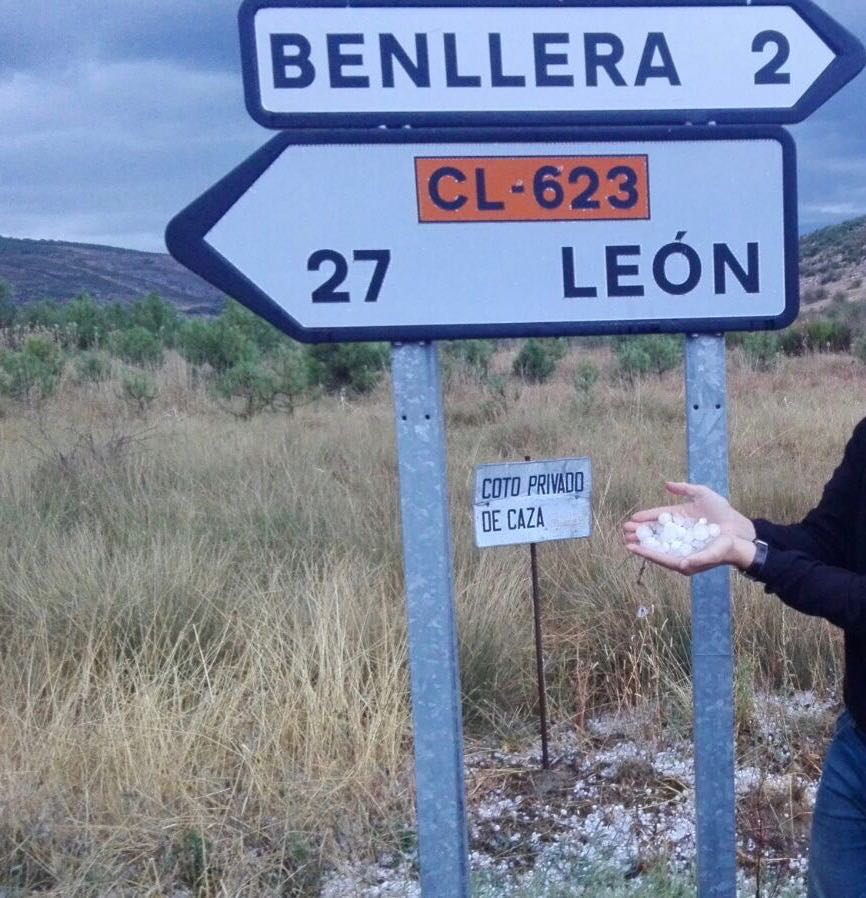 Granizo en Camposagrado