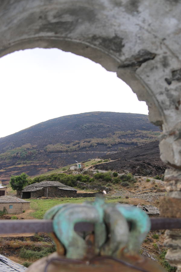 La Cabrera, la desolación tras el fuego