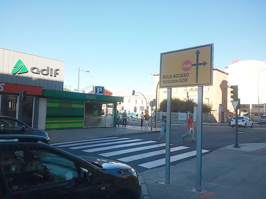 Tráfico restringido en la estación