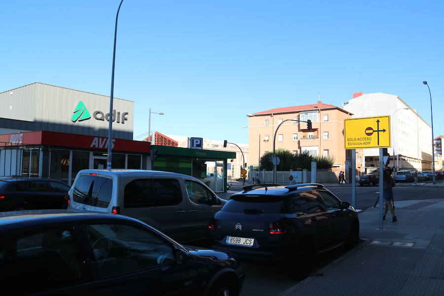 Tráfico restringido en la estación