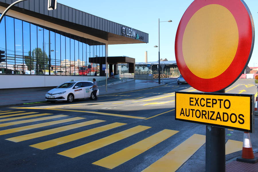 Tráfico restringido en la estación