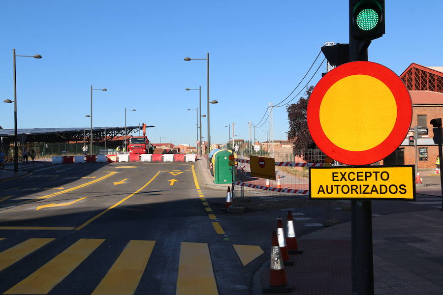 Tráfico restringido en la estación