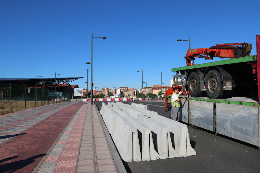 Tráfico restringido en la estación