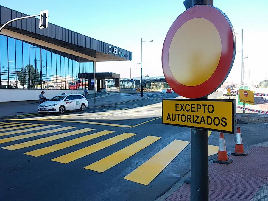 Tráfico restringido en la estación