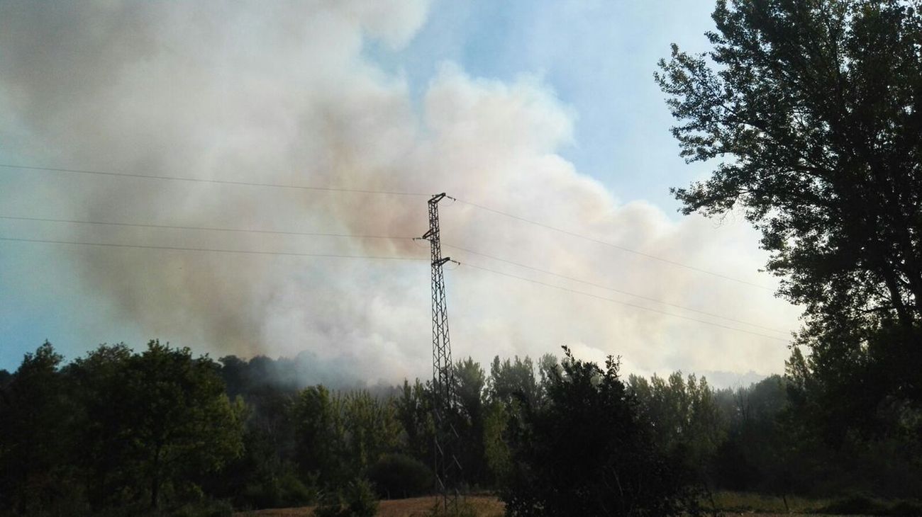 Nuevo incendio en la localidad de San Miguel de Langre 