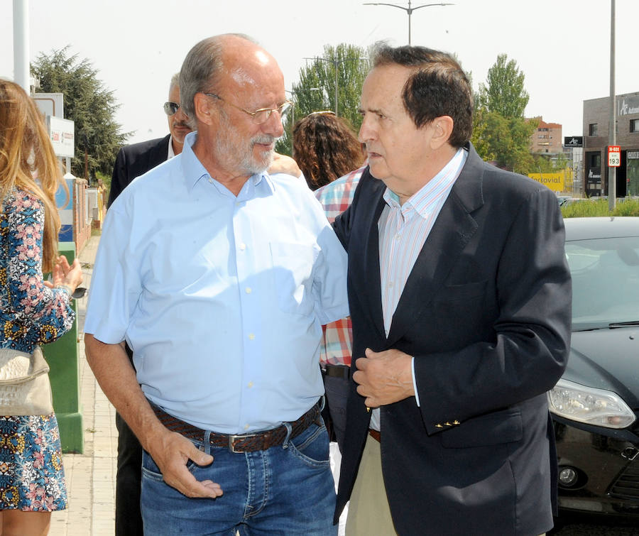 El exalcalde de Valladolid, Javier León de la Riva, y el expresidente de la Junta, Juan José Lucas.