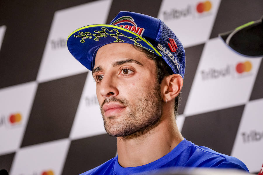 Andrea Iannone, piloto italiano de MotoGP. 