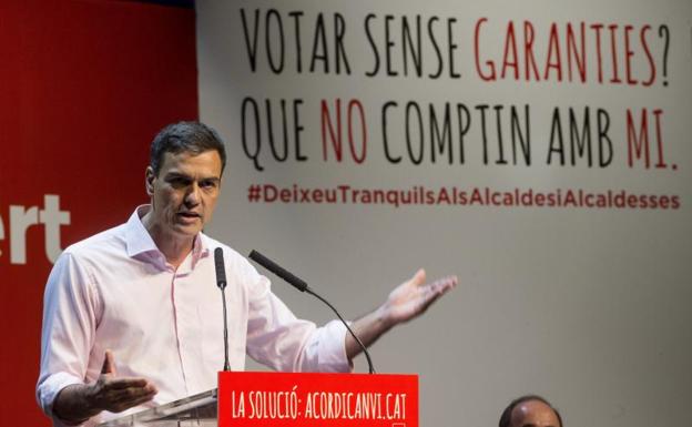 El Secretario General del PSOE Pedro Sánchez.