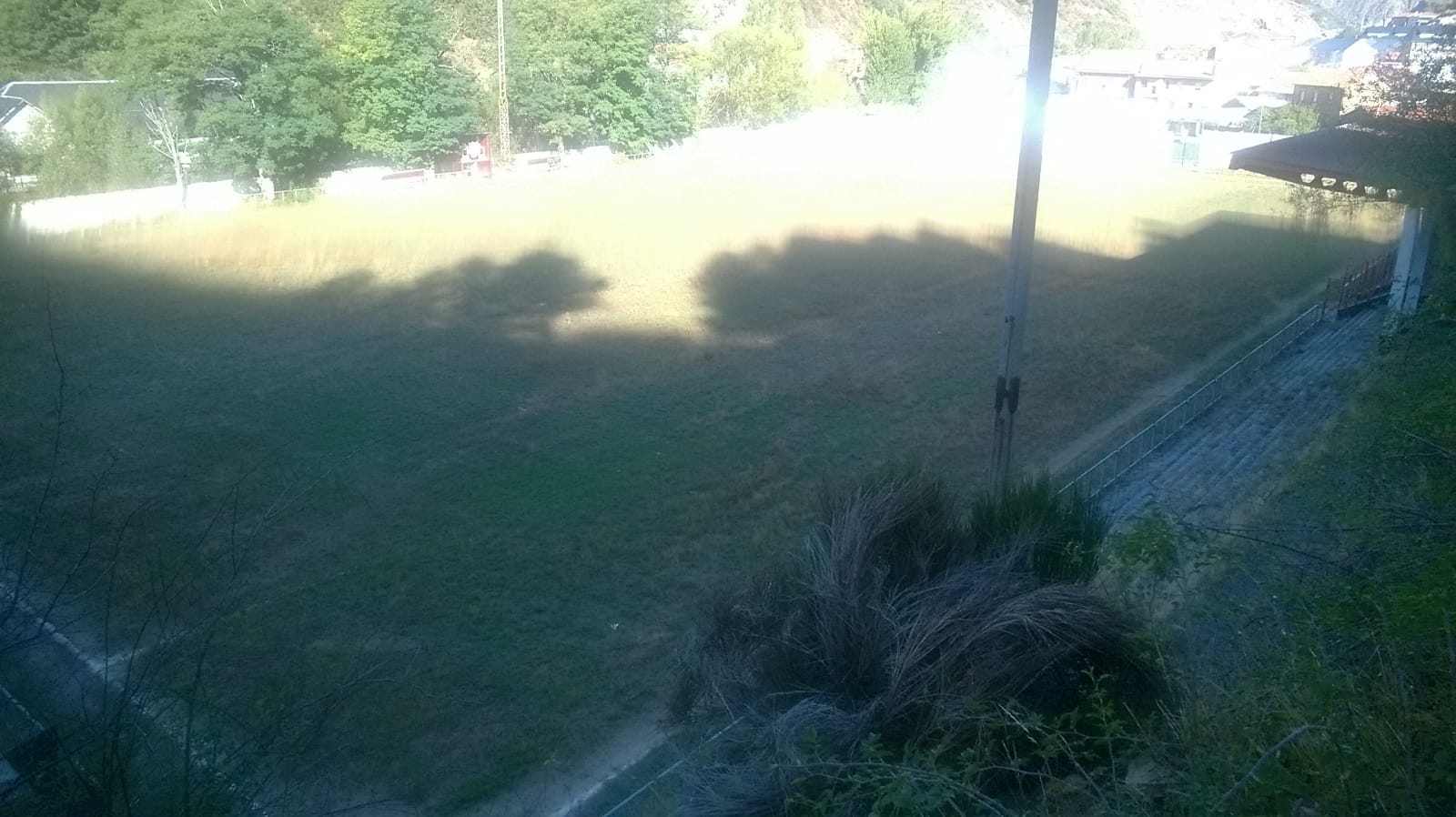 Así se encuentran las instalaciones deportivas de Ciñera