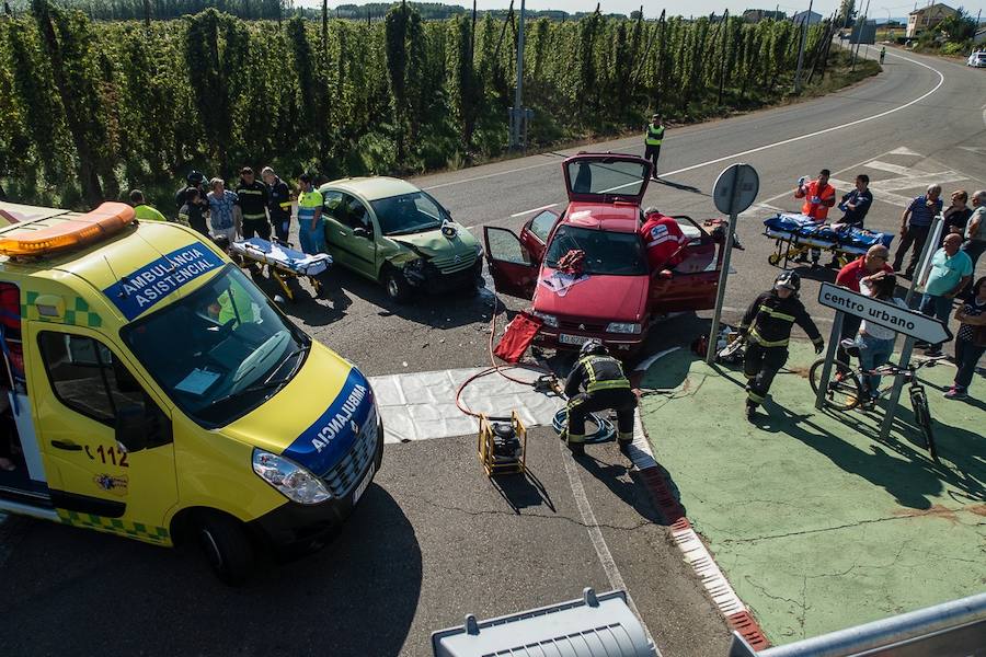 Accidente en Veguellina de Órbigo