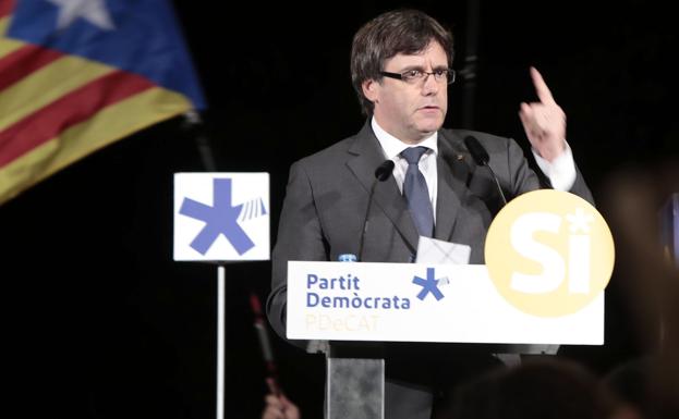 El presidente de la Generalitat, Carles Puigdemont.