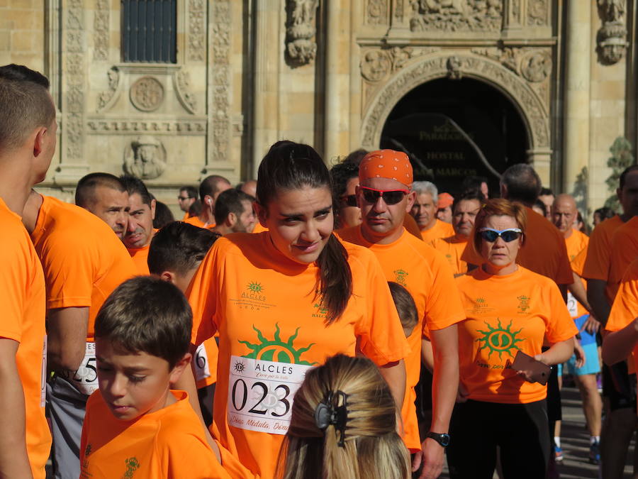 Marea naranja contra la leucemia