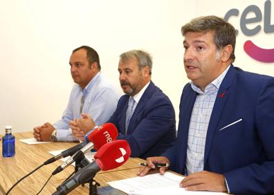 Imagen secundaria 1 - Rueda de prensa de la presentación del 'Círculo de Oro'. 