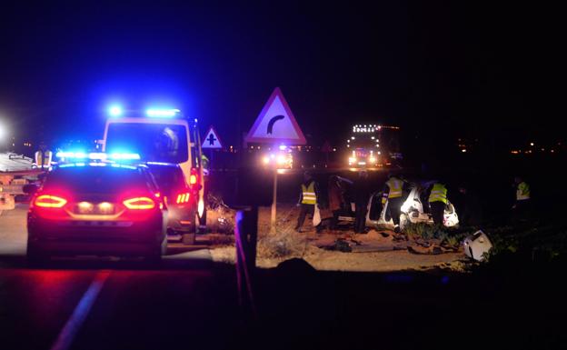 Accidente de tráfico en Torrepacheco (Murcia).