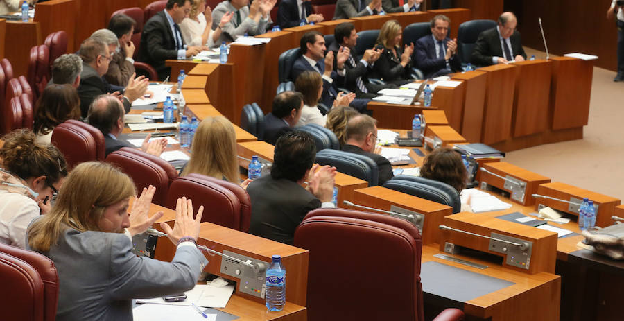 Pleno en las Cortes de Castilla y León