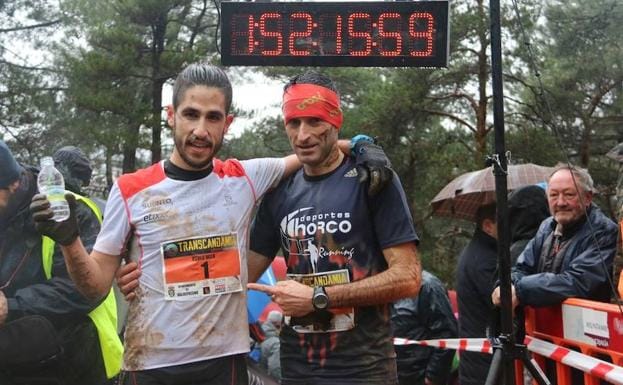 Pablo Villa junto a Alberto González en la Transcandamia.