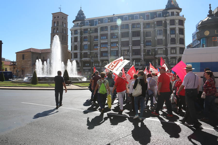 Los jubilados llegan a León