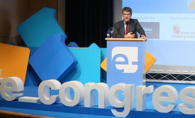 Álvaro Nadal, en el congreso de E-Volución de El Norte de Castilla. 