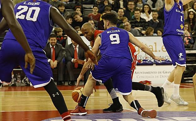 Medina, en un partido de la pasada temporada.