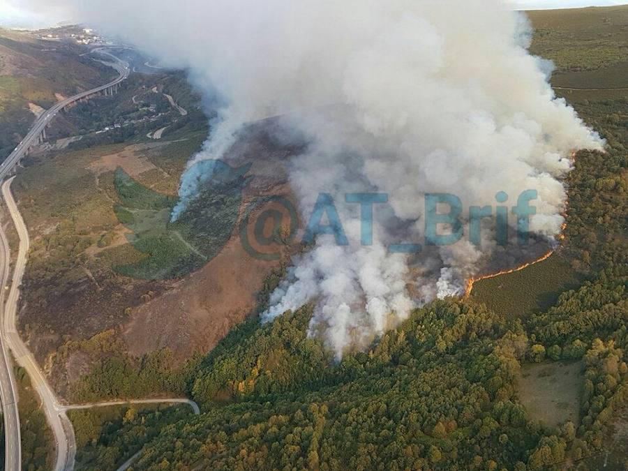 Incendio en el Bierzo