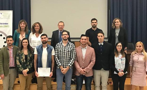 Imagen principal - Participantes de distintas semifinales del concurso celebradas a primeros de octubre en las facultades de Educación, Económicas y Biológicas