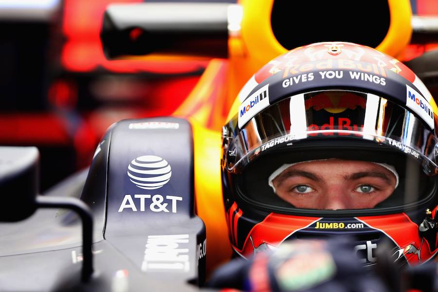 Verstappen, en una carrera de Fórmula1.