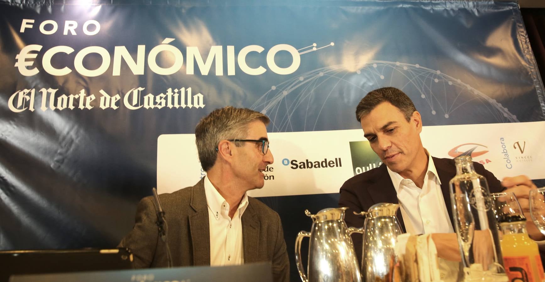 Pedro Sánchez, en el Foro Económico de El Norte de Castilla