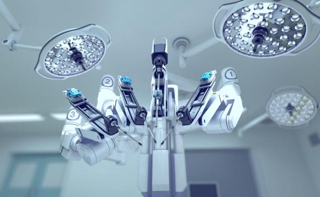 Imagen de un robot quirúrgico