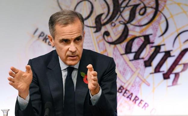 Mark Carney, gobernador del Banco de Inglaterra.