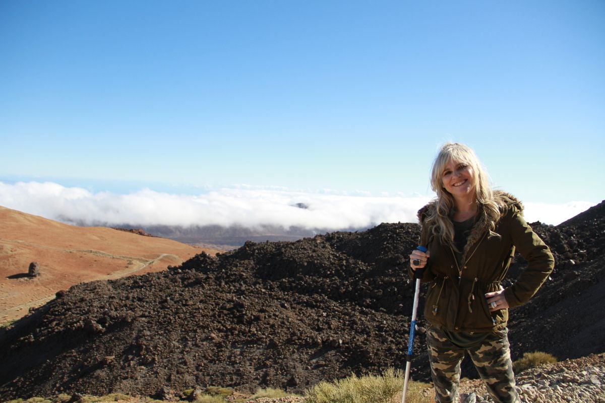 Una leonesa en el Teide