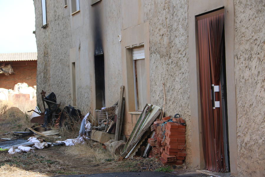 Incendio trágico en Santibáñez