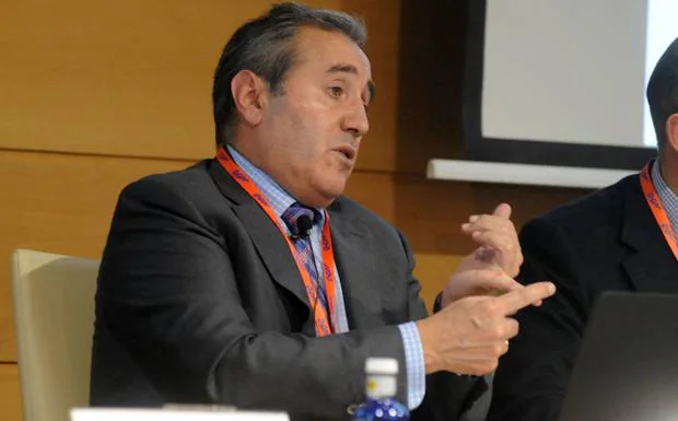 Carlos Rico, durante la Asamblea General de la cooperativa del año pasado. 