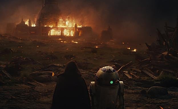 Escena de 'Star Wars VIII: The Last Jedi'.
