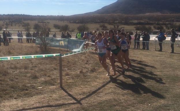 Instante de la carrera femenina.