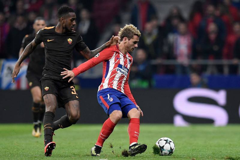 Las mejores imágenes del partido de la quinta jornada de la fase de grupos entre el Atlético y la Roma, en el Wanda Metropolitano