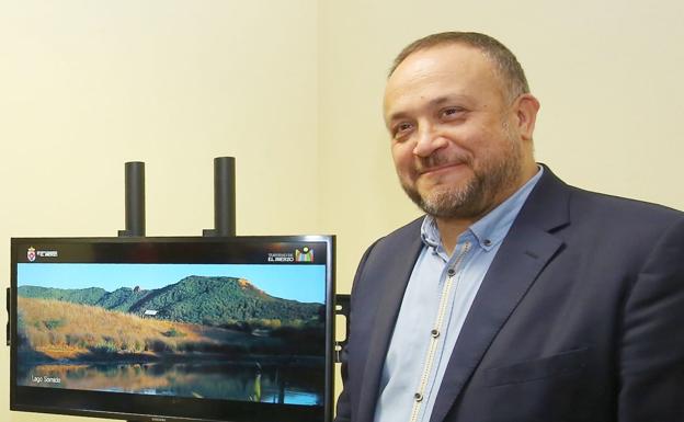 El presidente del Consejo Comarcal del Bierzo, Gerardo Álvarez Courel.