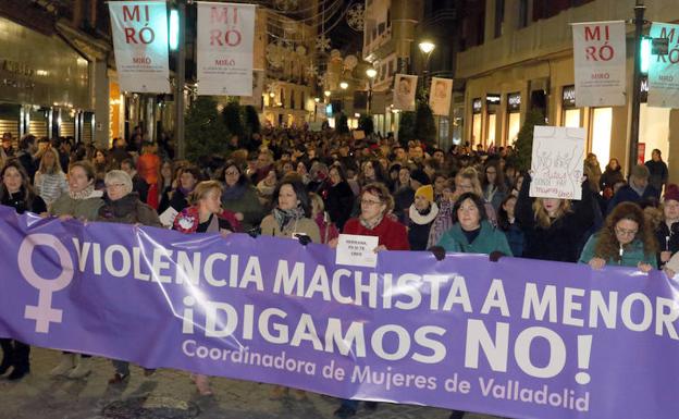 Manifestación en Valladolid