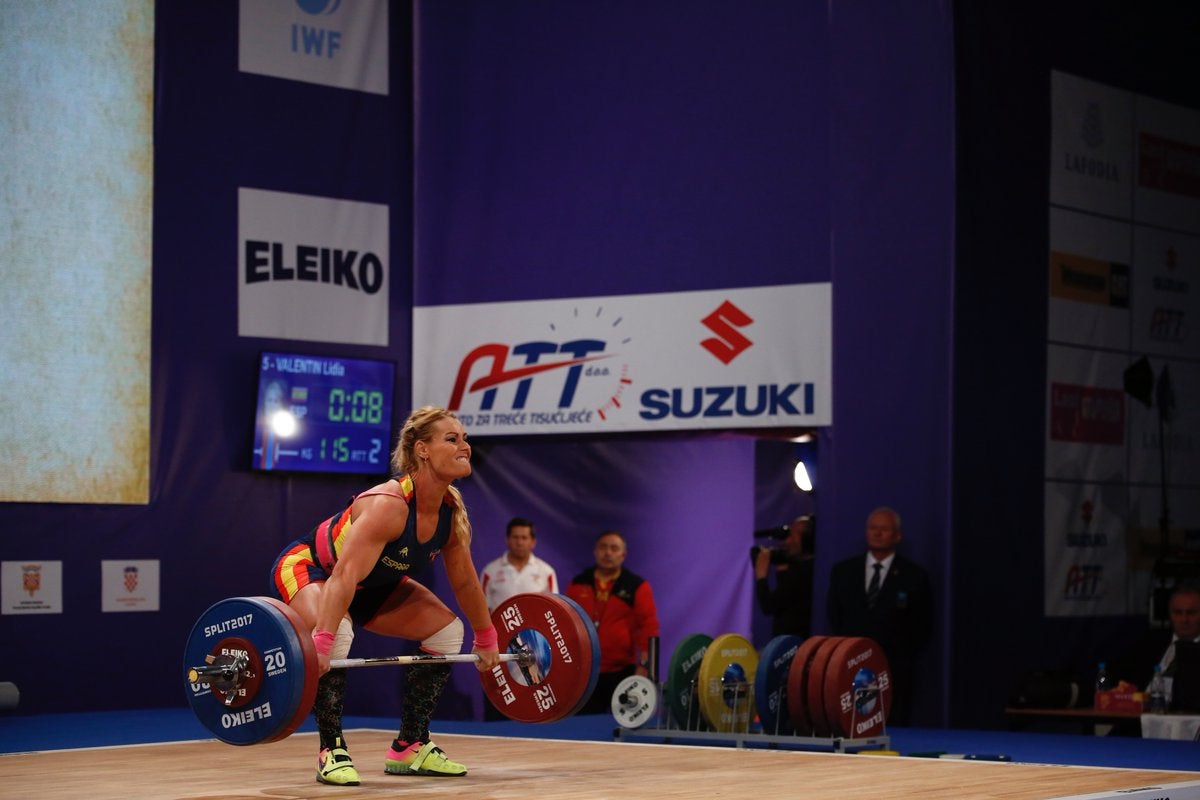 Lydia Valentín ya se vistió de oro este 2017 en el Europeo