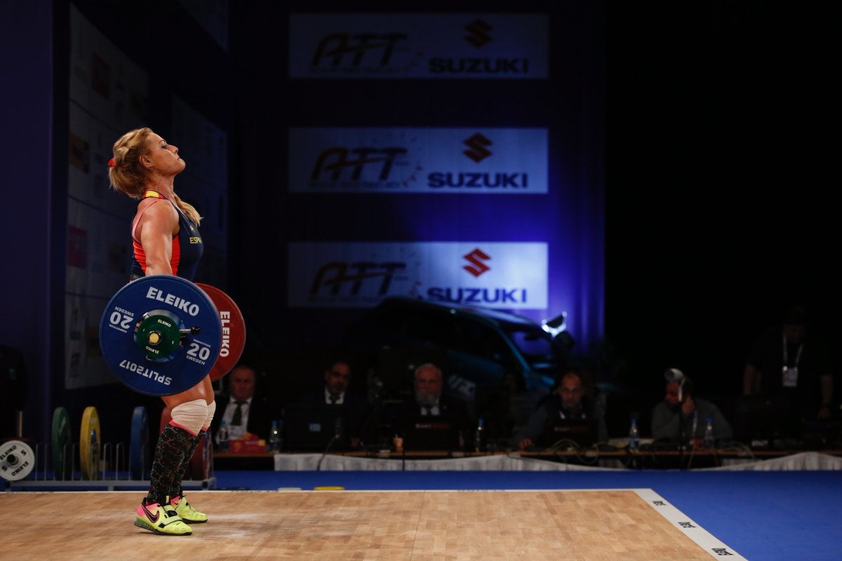 Lydia Valentín ya se vistió de oro este 2017 en el Europeo