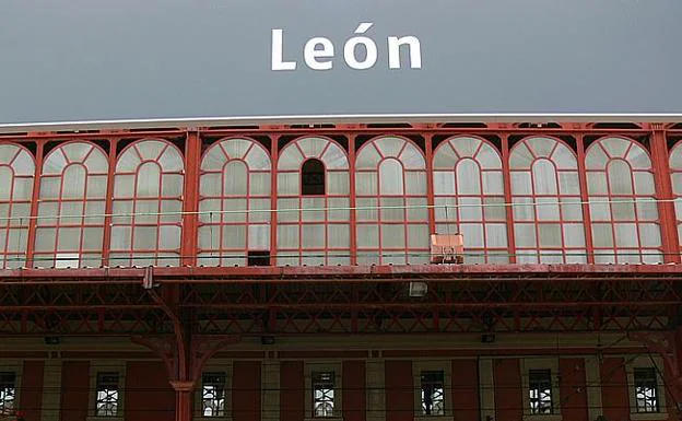 Imagen de la antigua estación ferroviaria de León.