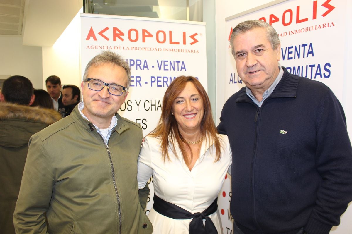 Inauguración de las nuevas instalaciones de la inmobiliaria Acrópolis