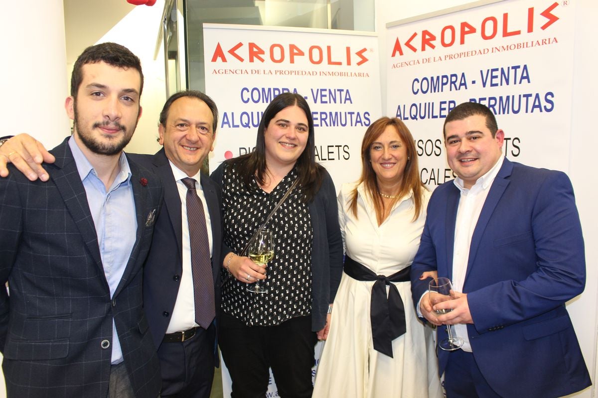 Inauguración de las nuevas instalaciones de la inmobiliaria Acrópolis