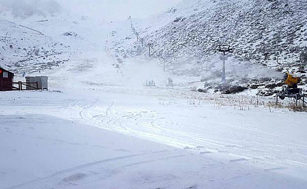 Imagen que ofrecía la estación a principios de semana.
