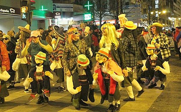 Desfile de la Cabalgata de Carnaval de León.
