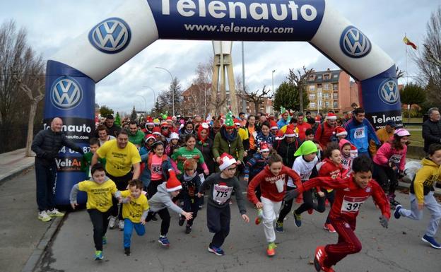 Salida de la carrera en La Virgen.