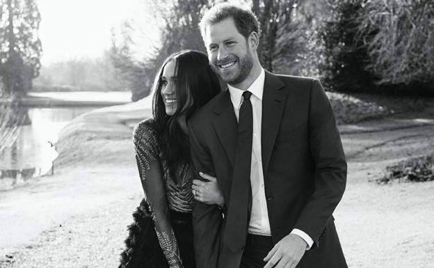 El Príncipe Harry y Meghan Markle. 