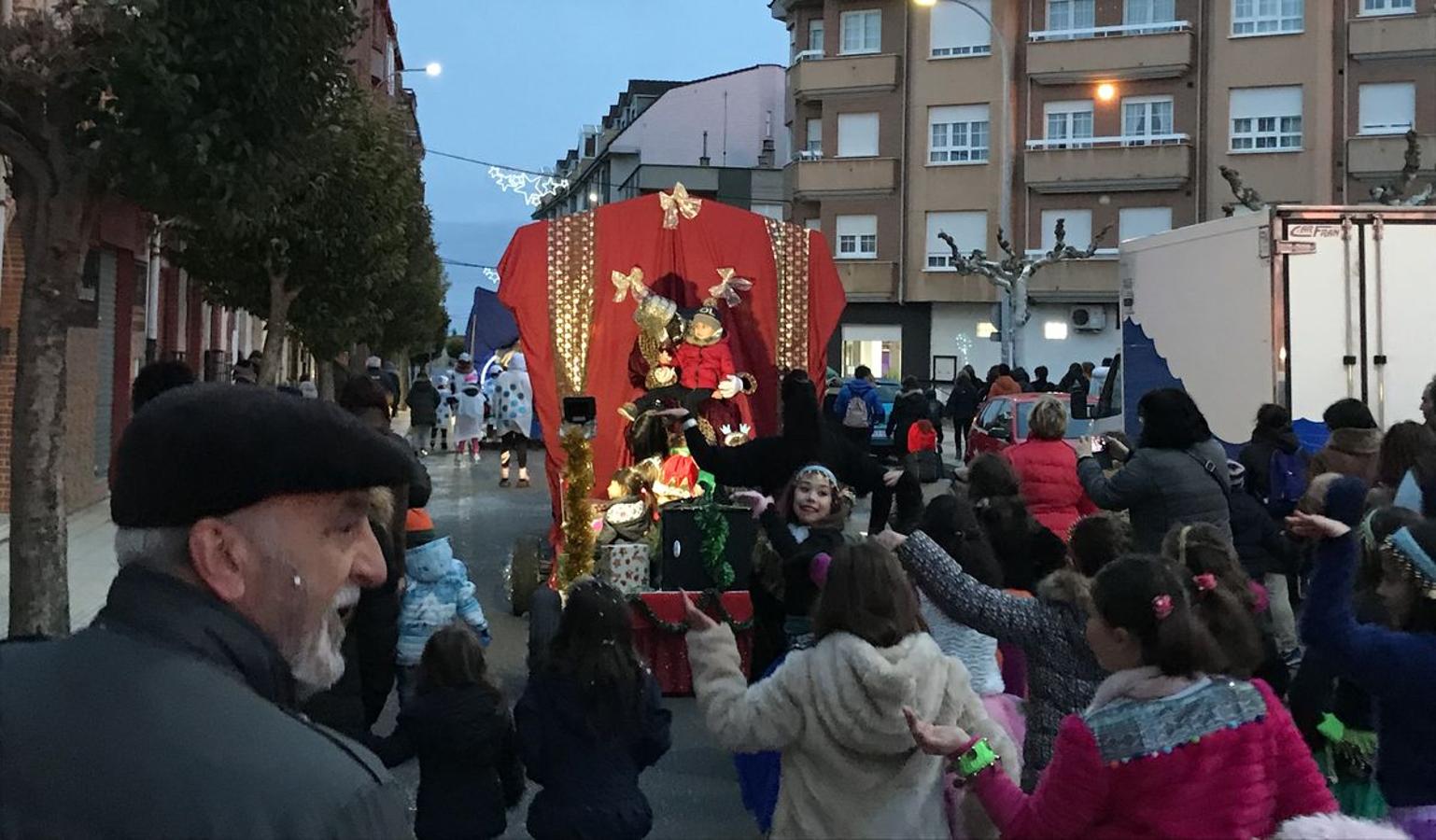 Sus Majestades, en La Virgen